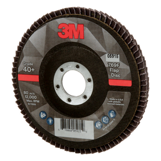 3M Flap Disc 769F, 40+, T27, 5 in x 7/8 in