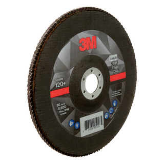 3M Flap Disc 769F, 120+, T27, 7 in x 7/8 in