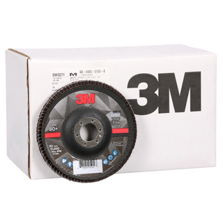 3M Flap Disc 769F, 80+, T29, 5 in x 7/8 in