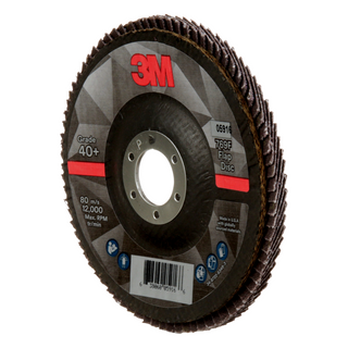 3M Flap Disc 769F, 40+, T29, 5 in x 7/8 in