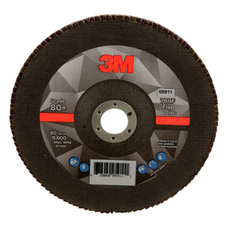 3M Flap Disc 769F, 80+, T27, 7 in x 7/8 in