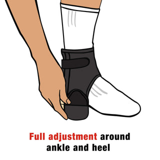 ACE Ankle Support with Side Stabilizers 901007, Adjustable