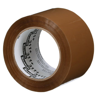 Scotch® High Tack Box Sealing Tape 311+, Tan, 72 mm x 100 m