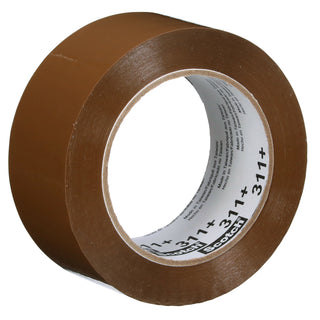 Scotch(R) High Tack Box Sealing Tape 311+, Tan, 48 mm x 100 m