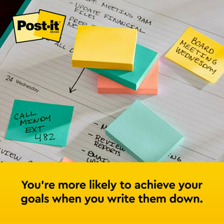 Post-it® Notes 653-24APVAD, 1 3/8 in x 1 7/8 in (34,9 mm x 47,6 mm)