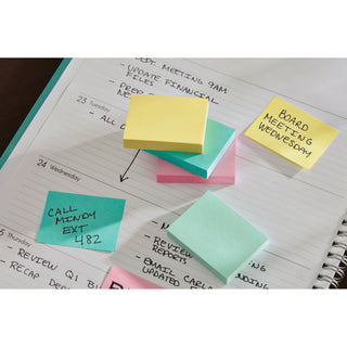 Post-it® Notes 653-24APVAD, 1 3/8 in x 1 7/8 in (34,9 mm x 47,6 mm)