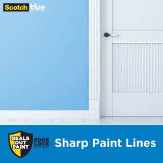 ScotchBlue Sharp Lines Painter's Tape 2093-36NC, 1.41 in x 60 yd (36 mmx 54.8 m)