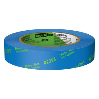 ScotchBlue Sharp Lines Painter’s Tape 2093-24NC, 0.94 in x 60 yd (24mmx 54,8m)