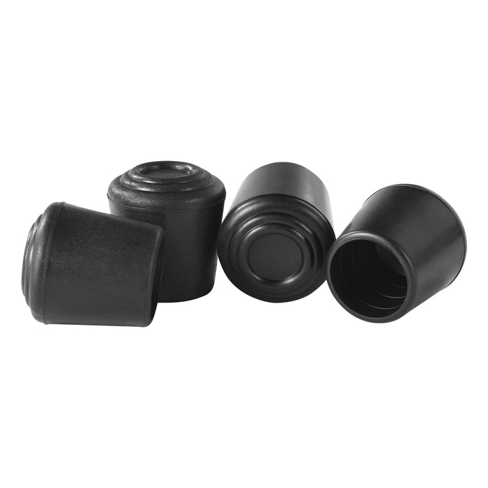 Scotch Chair Tips SP605-NA, Black Rubber 1-1/8-in 4/pk