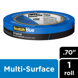 ScotchBlue Original Painter's Tape 2090-18NC, 0.70 in x 60 yd (18mm x54,8m)