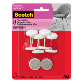 Scotch Glides SP634-NA, Nail-in Felt, Beige, 1-1/16 in