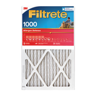 Filtrete Allergen Defense Air Filter, 1000 MPR, 9804-4, 14 in x 25 in x1 in