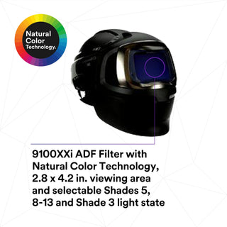 3M Speedglas FA III SAR V-100 Valve and Speedglas Welding Helmet 9100MP