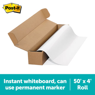 Post-it® Flex Write Surface, The Permanent Marker Whiteboard SurfaceFWS50x4