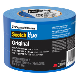 ScotchBlue Original Painter's Tape 2090-24EC3, 0.94 in x 60 yd (24mm x 54,8m)