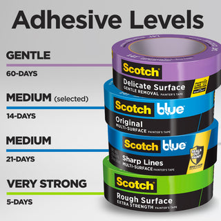 ScotchBlue Original Painter's Tape 2090-24EC3, 0.94 in x 60 yd (24mm x 54,8m)