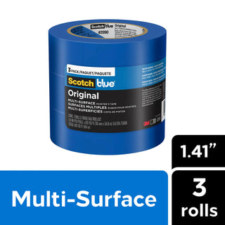 ScotchBlue Original Painter's Tape 2090-36AP3, 1.41 in x 60 yd (36mm x54,8m)