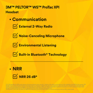 3M PELTOR WS ProTac XPI Headset Headband MT15H7AWS6