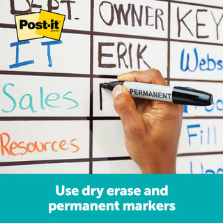 Post-it® Flex Write Surface, The Permanent Marker Whiteboard Surface