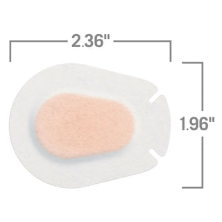 Nexcare Gentle Removal Eye Patch - Small KRJ-14, 1.96 in x 2.36 in