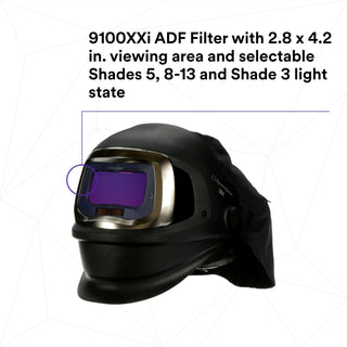 3M Adflo Powered Air Purifying Respirator HE System w 3M SpeedglasWelding Helmet