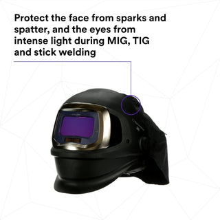 3M Adflo Powered Air Purifying Respirator HE System w 3M SpeedglasWelding Helmet