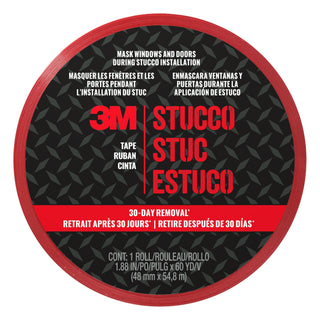 3M Stucco Tape 3262, 1.88 in x 60 yd (48 mm x 54.8 m) 12 rls/case