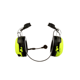 3M PELTOR CH-3 Headset with PTT MT74H52P3E-111, Hard Hat Attached, FLX2