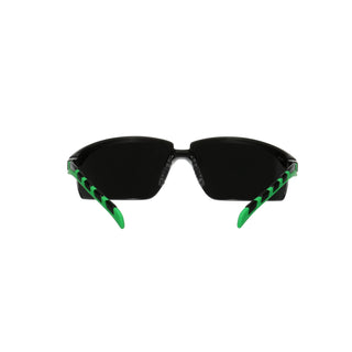 3M Solus 2000 Series, S2050AS-BLK, Black/Green Temples