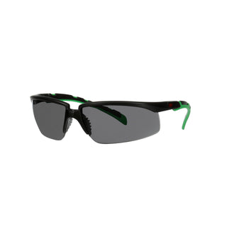 3M Solus 2000 Series, S2030AS-BLK, Black/Green Temples