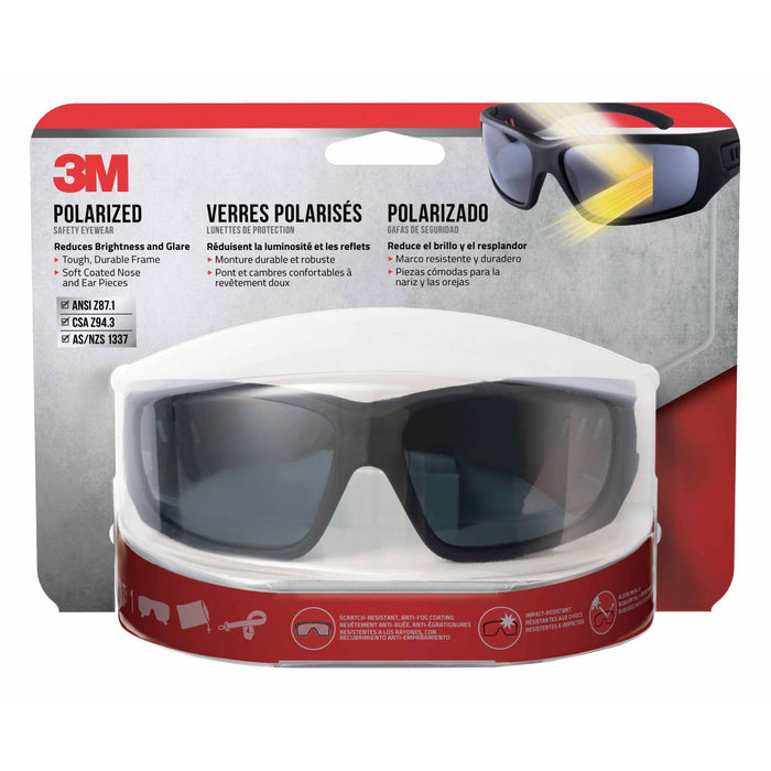 3M Safety Eyewear 90214H1-VDC Polarized, Blk Frame, Scratch Resistant
Lens