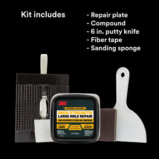 3M High Strength Large Hole Repair Kit, LHR-KIT