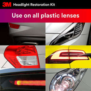 3M Headlight Lens Restoration Kit, 39084F2, 12 per case, 2 pack