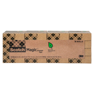 Scotch® Magic Greener Tape 812-16P, 3/4 In X 900 In (19 mm X 22,8 M)