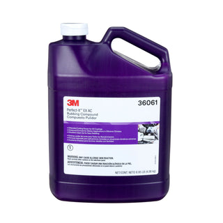 3M Perfect-It EX AC Rubbing Compound, 36061, 1 gal (8.95 lb), 4 percase