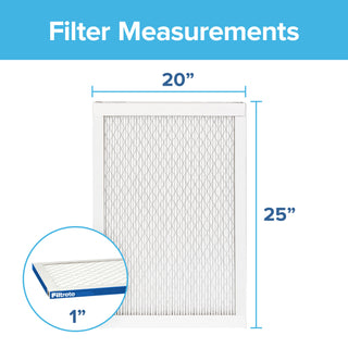 Filtrete Elite Allergen Reduction Filter EA03-2PK-1E, 20 in x 25 in x 1 in