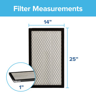 Filtrete Ultrafine Particle Reduction Filter UF04-2PK-1E, 14 in x 25 in x 1 in