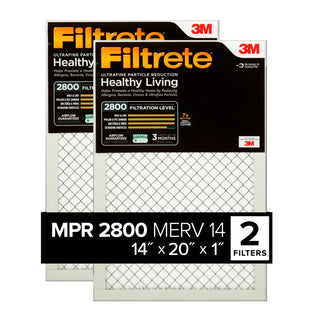 Filtrete Ultrafine Particle Reduction Filter UF05-2PK-1E, 14 in x 20 in x 1 in