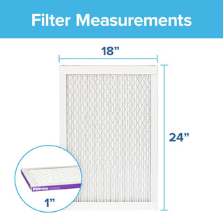 Filtrete Ultra Allergen Reduction Filter UR21-2PK-1E, 18 in x 24 in x 1 in