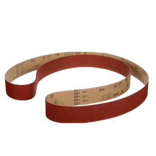 3M Cloth Belt 384F, 80+ XF-weight, 43 in x 75 in, Sine-lok,Single-flex, Bulk