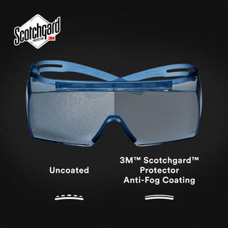 3M SecureFit 3700 Series, SF3704SGAF-BLU, Blue Temples