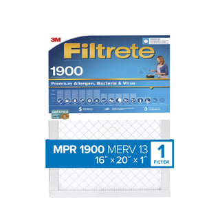 Filtrete High Performance Air Filter 1900 MPR UA00-4, 16 in x 20 in x 1 in