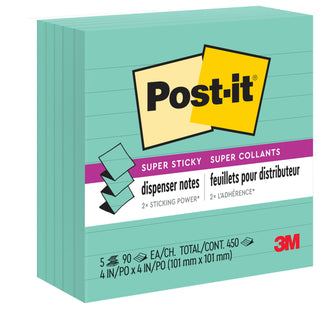 Post-it® Super Sticky Dispenser Pop-up Notes Notes R440-WASS, 4 in x 4 in