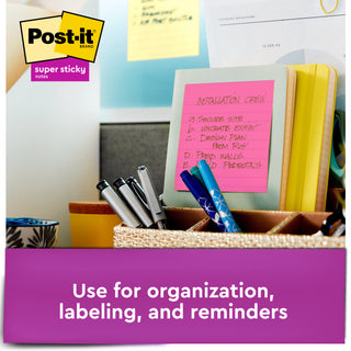 Post-it® Super Sticky Dispenser Pop-up Notes Notes R440-NPSS, 4 in x 4 in