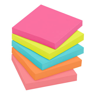 Post-it® Notes 654-5PK, 3 in x 3 in (76 mm x 76 mm)