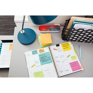 Post-it® Notes 654-14AU, 3 in x 3 in (76 mm x 76 mm), Jaipur colors