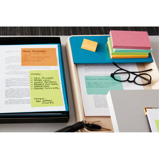 Post-it® Notes 660-3AU, 4 in x 6 in (101 mm x 152 mm), Jaipur colors