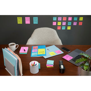 Post-it® Super Sticky Notes 660-3SSMIA, 4 in x 6 in (101 mm x 152 mm)