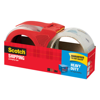 Scotch® Heavy Duty Shipping Packaging Tape 3850-21RD-3WC, 1.88 in x 54.6 yd