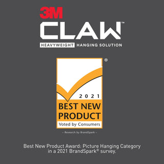 3M CLAW Drywall Picture Hanger 15 lb with Temporary Spot Marker 3PH15M-1ES